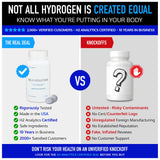 Close-up of DRINK HRW Hydrogen Tablets