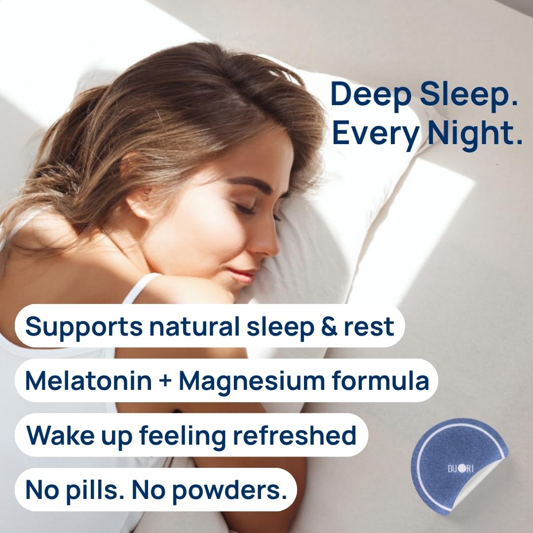 Close-up of DUORI Sleep+ Patch showing texture