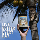 Close-up of Earth Fed Muscle Morning Charge Vanilla Coffee Creamer ingredients