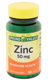 Close-up of Earth&ME Zinc Supplement 50mg tablet
