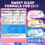 Close-up of ELLAMENTZ Sleep Gummies strawberry flavour