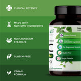 Close-up of EMERALD LABS N-Acetyl-L-Cysteine 600mg capsule