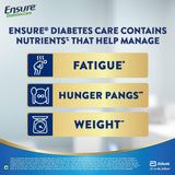 Close-up of Ensure Diabetes Care Chocolate Drink Mix powder