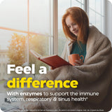Close-up of Enzymedica daily wellness Defense Regular Strength capsule