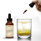 Close-up of EPOTHEX Iodine Supplement ingredients list