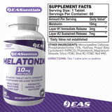 Close-up of Experimental and Applied Sciences Melatonin 10mg Tablets