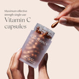 Close-up of EXUVIANCE Vitamin C Serum Capsule