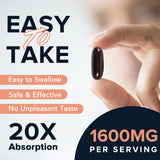 Close-up of Fabamax Liposomal NAD+ Supplement softgel