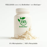 Close-up of FeelGood Superfoods NAD+ Precursor Capsules