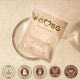 Close-up of FGBG Summer Glow Gummies showcasing tropical fruit flavours