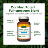Close-up of Flora Advanced Adult Enzyme Blend capsule