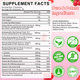 Close-up of Flyrocer Ginkgo Biloba Gummies showing raspberry flavour