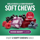 Close-up of Force Factor Fruits & Veggies Soft Chews