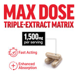 Close-up of Force Factor Horny Goat Weed Max capsules