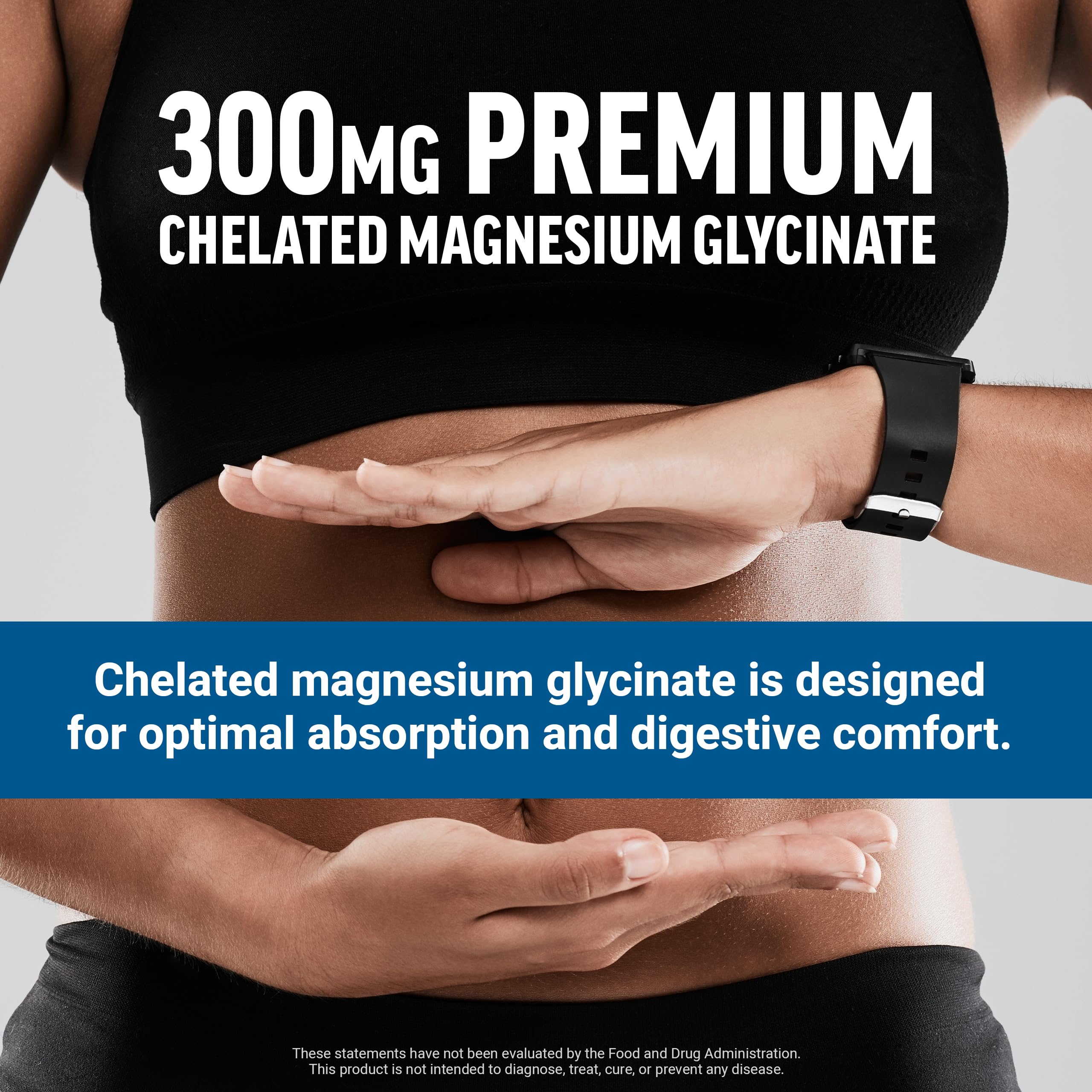 Close-up of Force Factor Ultimate Magnesium Bone & Muscle tablets