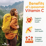Close-up of ForestLeaf Liposomal Vitamin C capsule