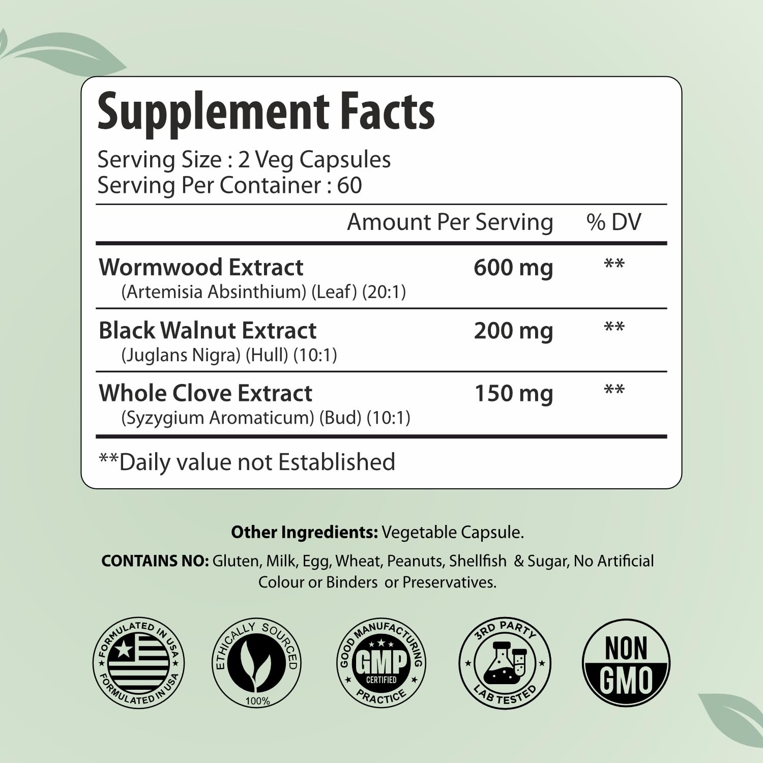Close-up of ForestVibe 3-in-1 Herbal Complex capsule