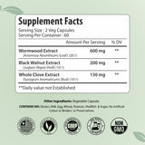 Close-up of ForestVibe 3-in-1 Herbal Complex capsule