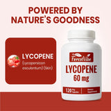 Close-up of ForestVibe Lycopene capsules in a bottle