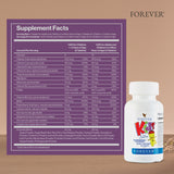 Close-up of Forever Living Grape Chewable Multivitamins tablets