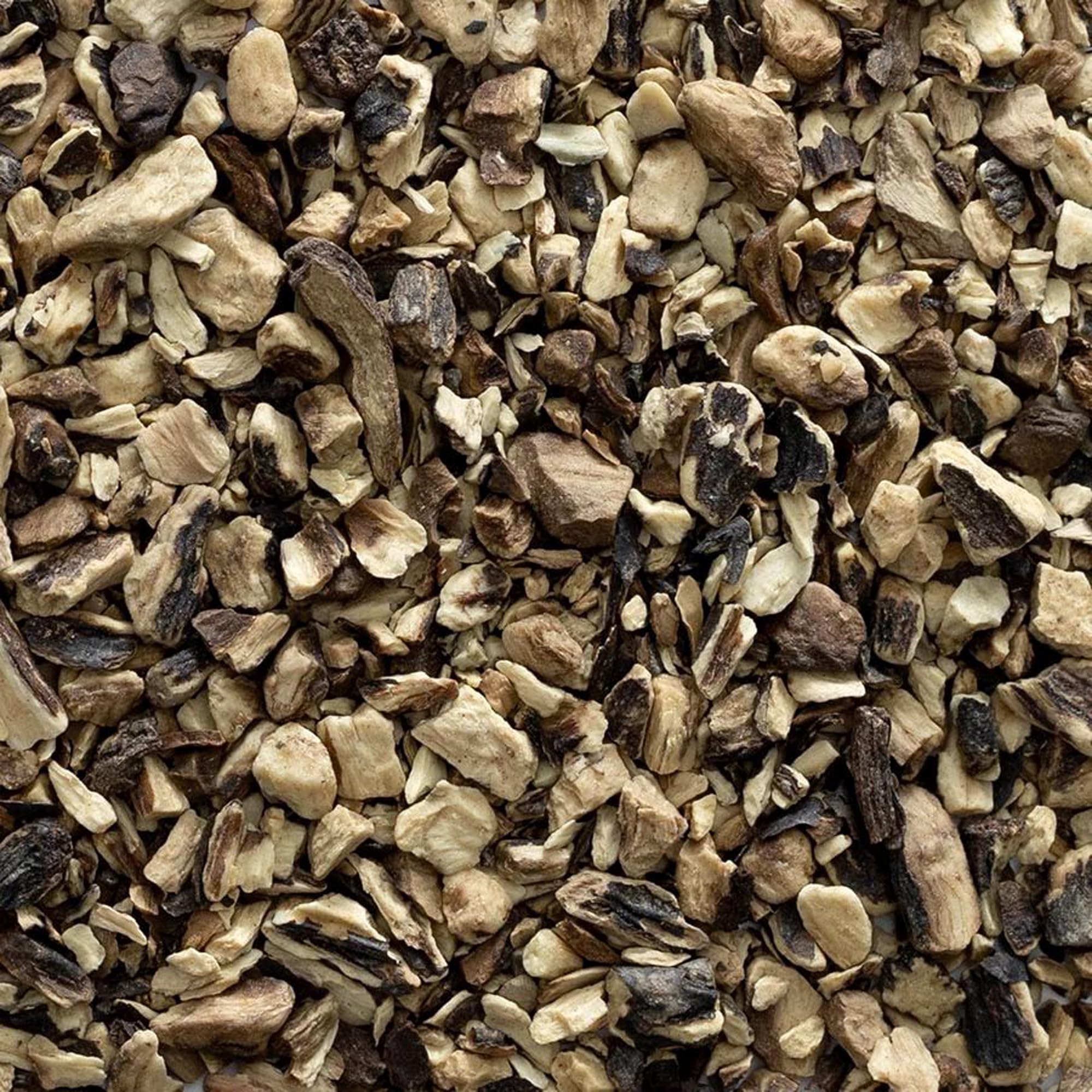 Close-up of Frontier Co-op Comfrey Root 454g packaging