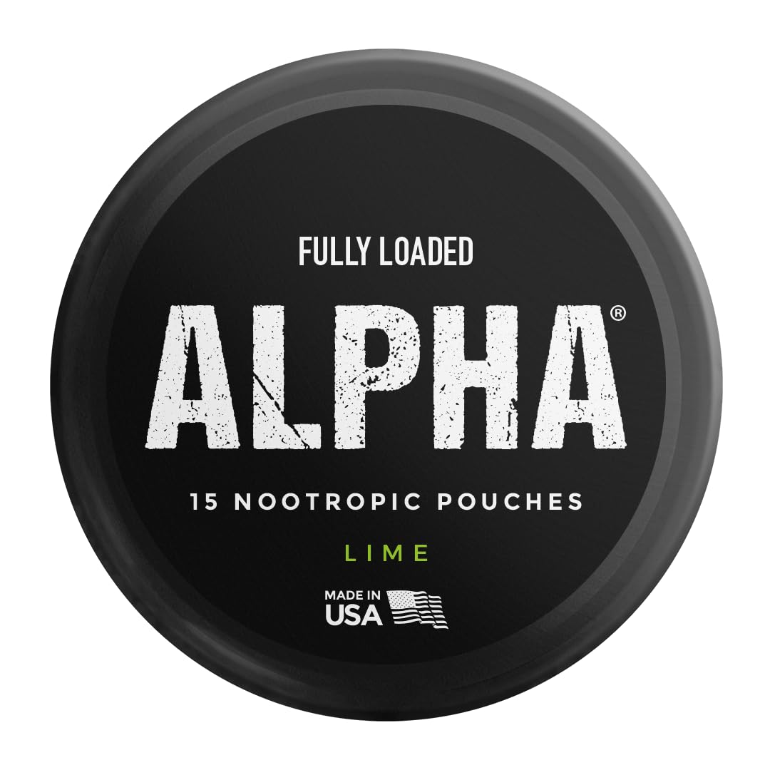 Close-up of Fully Loaded Bullseye ALPHA Nootropic Pouches