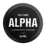 Close-up of Fully Loaded Bullseye ALPHA Nootropic Pouches