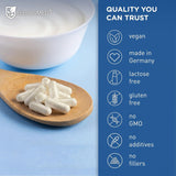 Close-up of FürstenMED Bifidoflor HIT Vegan Probiotic Capsules