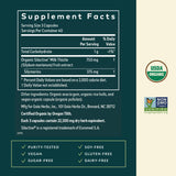 Close-up of Gaia Herbs Milk Thistle capsules