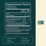 Close-up of Gaia Herbs Nootropic Focus capsule