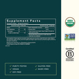 Close-up of Gaia Herbs Organic Ashwagandha Gummies