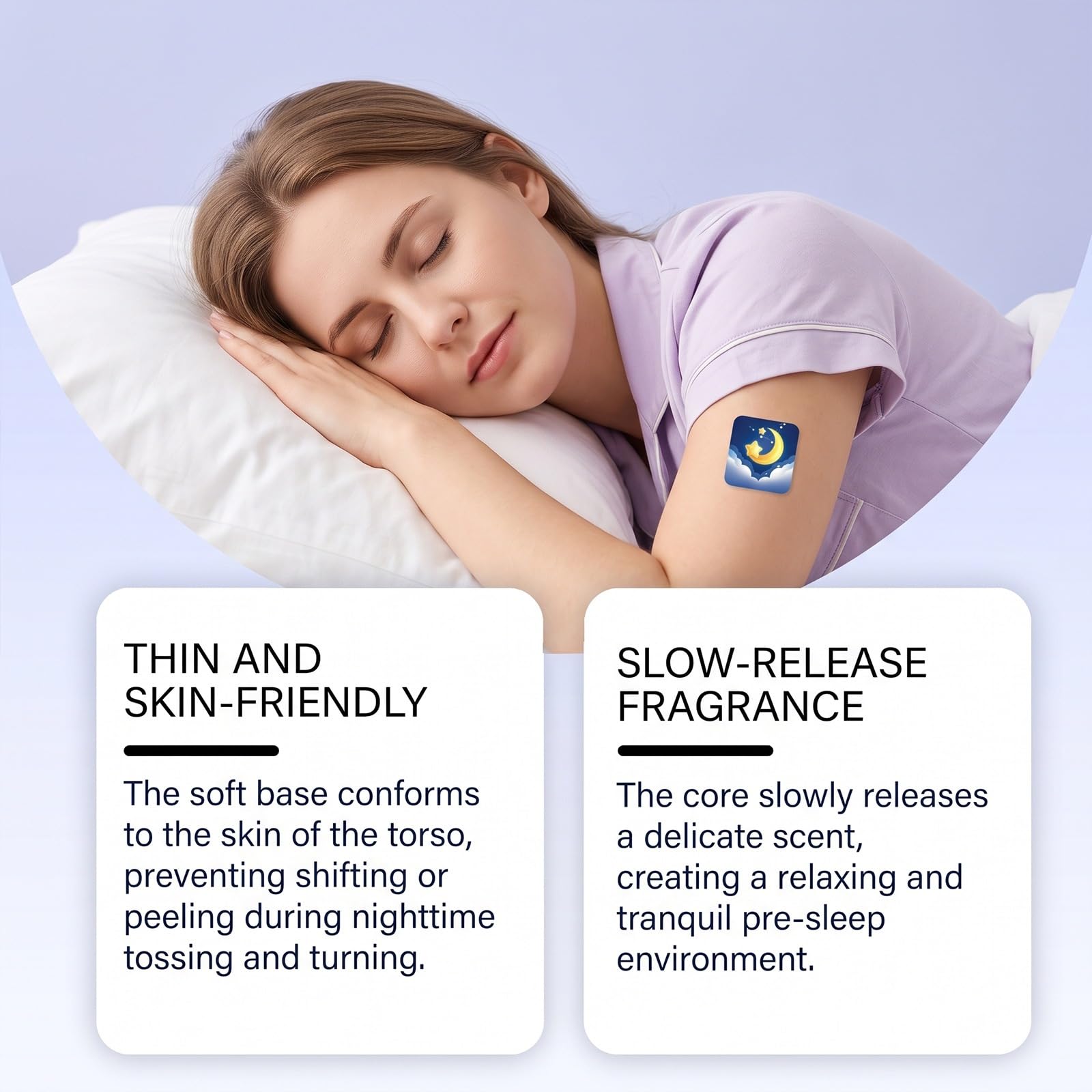 Close-up of Generic Extra Strength Sleep Patch