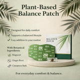Close-up of Generic Japanese Herbal Balance Patch showing adhesive side