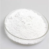 Close-up of Generic Microcrystalline Hydroxyapatite Powder texture in a spoon
