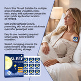 Close-up of Generic Sleep Patches on a clean surface