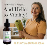 Close-up of Genesis Holistic Health Magnesium Oil Spray nozzle