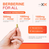 Close-up of Genex Formulas Berberine capsule