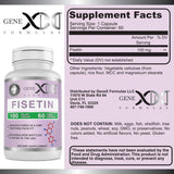 Close-up of Genex Formulas Fisetin 100mg Capsules