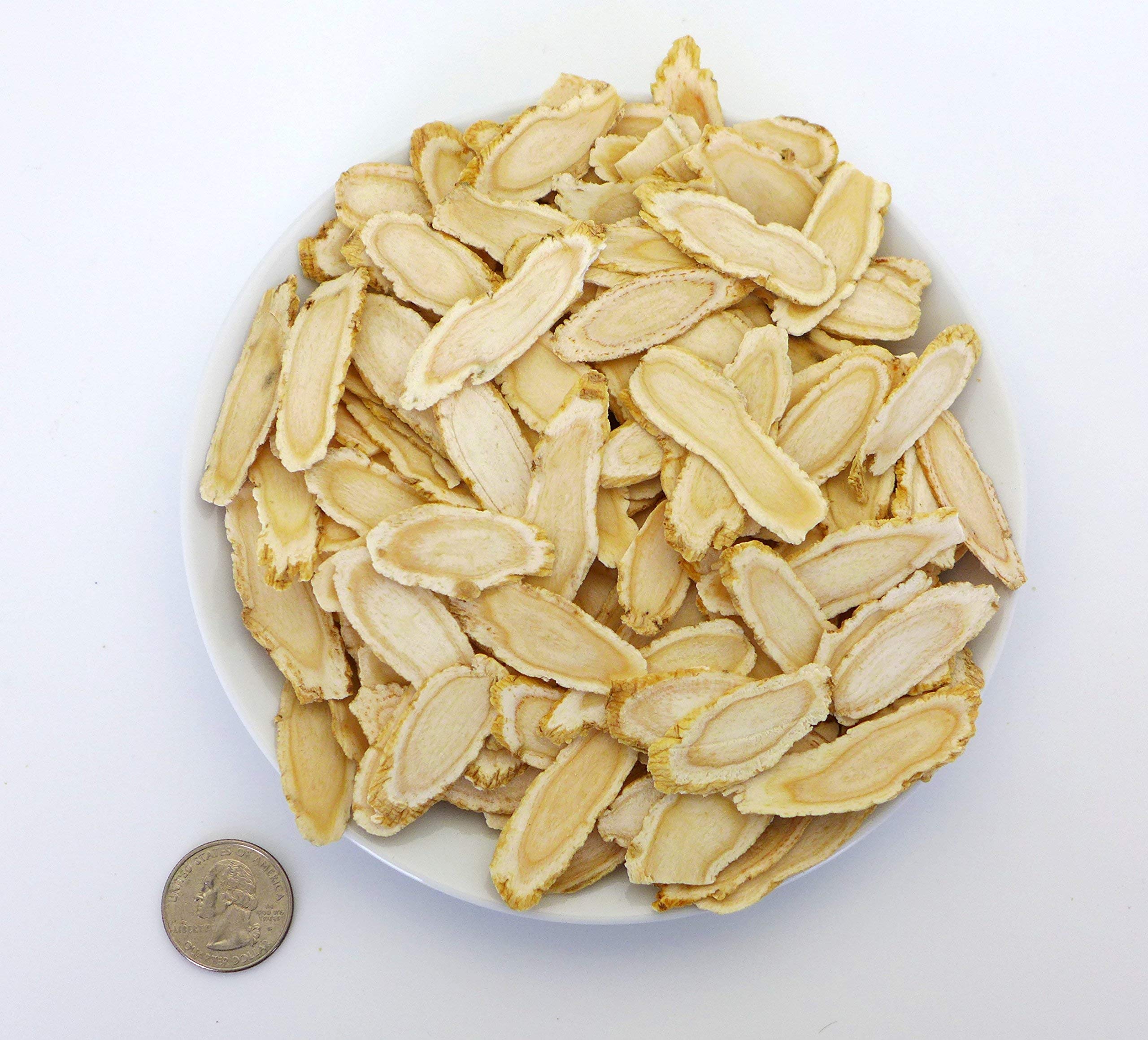 Close-up of Green Bay Ginseng slices