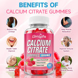 Close-up of GrnLife Calcium Citrate Gummies texture