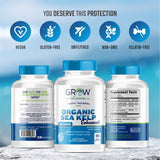 close-up of grow vitamin Iodine Supplement capsules