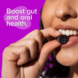 Close-up of Gumi Activated Charcoal Gummies