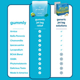 Close-up of Gummly Jet Lag Gummies showing texture