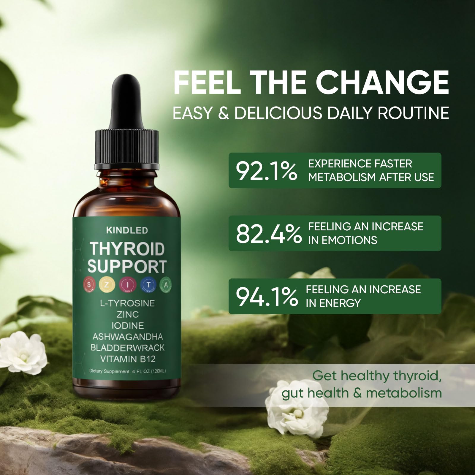 Close-up of HABOHUSE Plant-Based Selenium Liquid Drops label