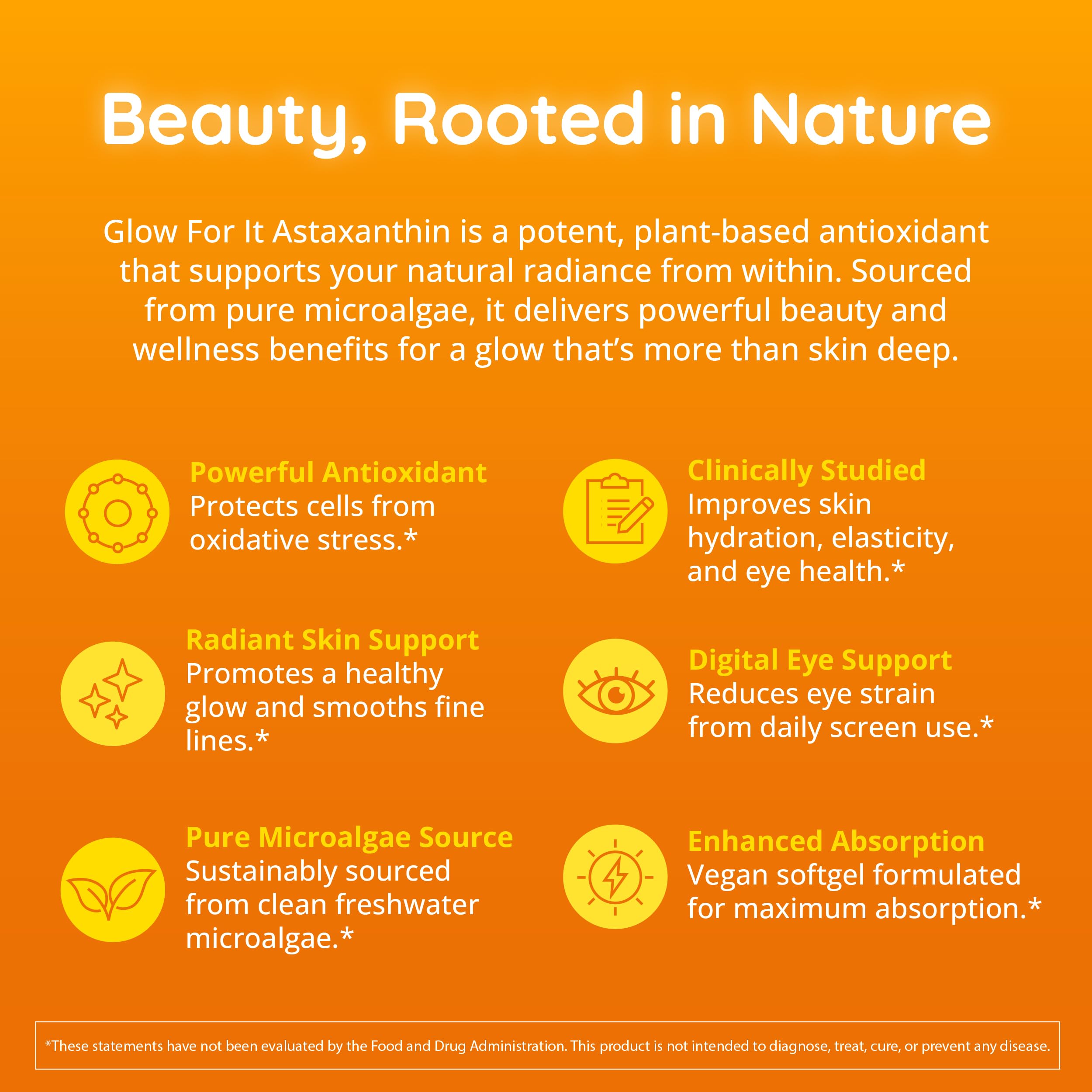 Close-up of Happy Healthy Hippie Astaxanthin softgel