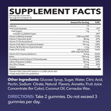 Close-up of HAVASU NUTRITION gummy vitamins