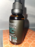 Close-up of Healthergize Hemp Seed Oil label