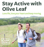 Close-up of Healths Harmony Olive Leaf Extract capsules