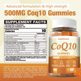 Close-up of Healtionist CoQ10 Gummies showing individual gummies