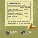 Close-up of HERBAMAMA Turmeric Curcumin capsules